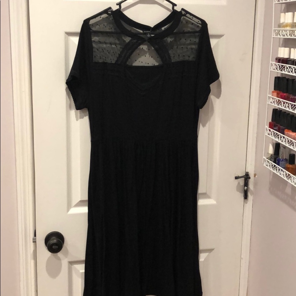 Torrid black dress size 1XL-NWT